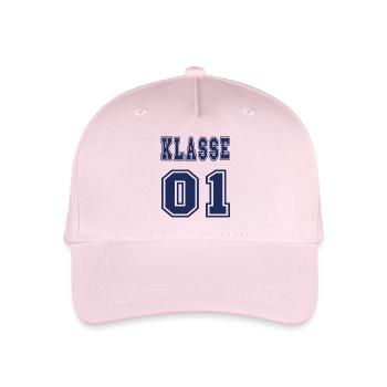 Klasse 1 - Erstklässler - Einschulung - 1. Klasse - Kinder Bio Basecap - Hellrosa - Vorne
