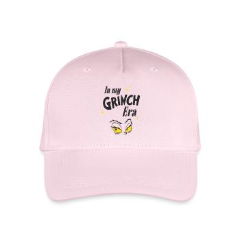 Der Grinch My Grinch Era & Durchdringender Blick - Kinder Bio Basecap - Hellrosa - Vorne