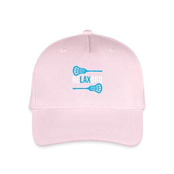 Relax Bro Lacrosse - Kinder Bio Basecap - Hellrosa - Vorne