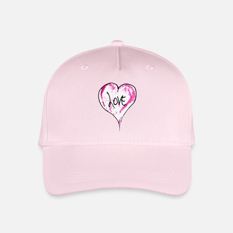 PINK LOVE - Kinder Bio Basecap - Hellrosa