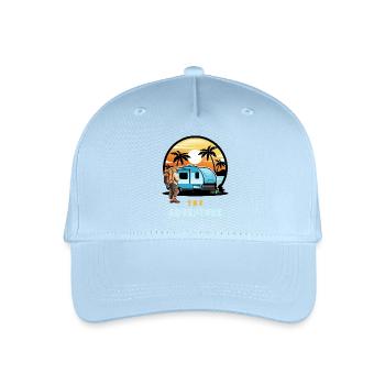 La tournée d’aventure du coucher de soleil en caravane - Casquette de baseball bio Enfant - bleu clair - Devant