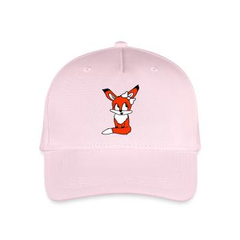 renard femelle fille jolie arc femme belle - Casquette de baseball bio Enfant - rose pâle - Devant