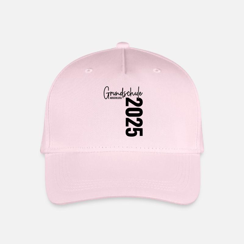 Abschluss 2025 Grundschule - Kinder Bio Basecap - Hellrosa
