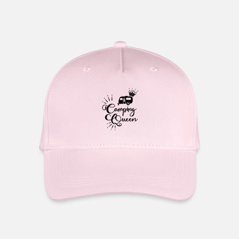 Camping Queen Wohnwagen - Kinder Bio Basecap - Hellrosa
