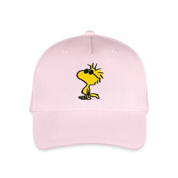 Peanuts Woodstock Cool Sunglasses - Organic Kids’ Baseball Cap - light pink - Front