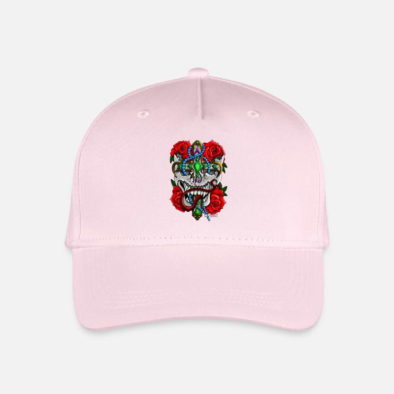 Das Rosenkreuz - Kinder Bio Basecap - Hellrosa