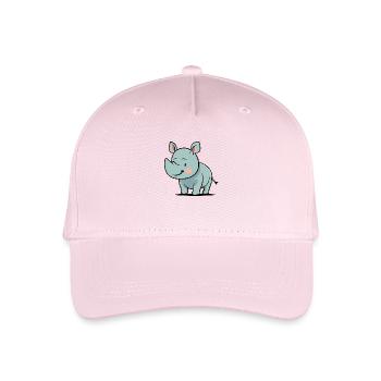 Nashorn - Kinder Bio Basecap - Hellrosa - Vorne