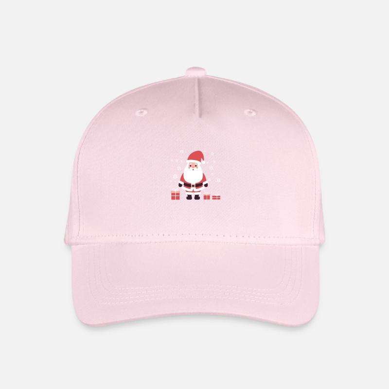 Weihnachtsmann - Kinder Bio Basecap - Hellrosa