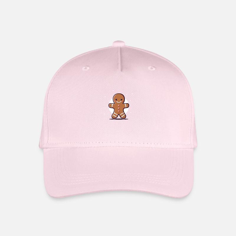 Lebkuchenmann - Kinder Bio Basecap - Hellrosa