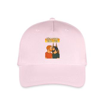 Cologne célèbre les chers hommes CSD - Casquette de baseball bio Enfant - rose pâle - Devant