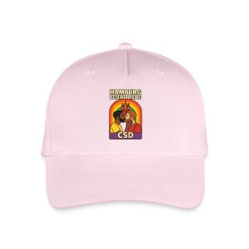 Hambourg célèbre l’amour des hommes CSD - Casquette de baseball bio Enfant - rose pâle - Devant