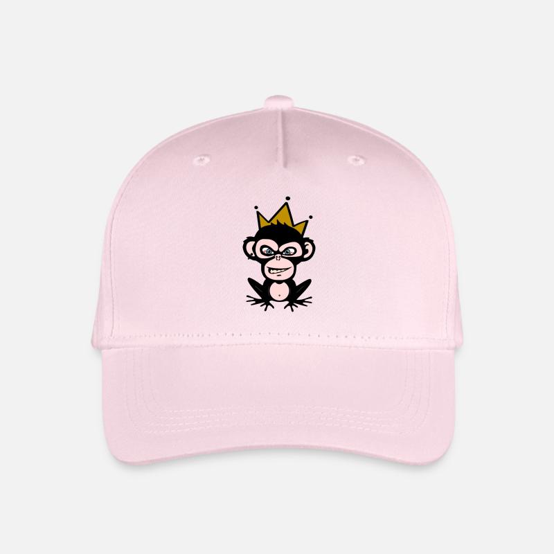 Der Affenfrosch - The Apefrog - Kinder Bio Basecap - Hellrosa