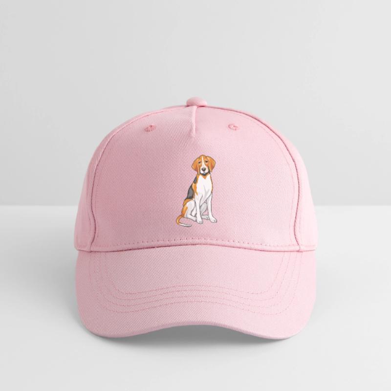 Sitting foxhound Organic Kids’ Baseball Cap
