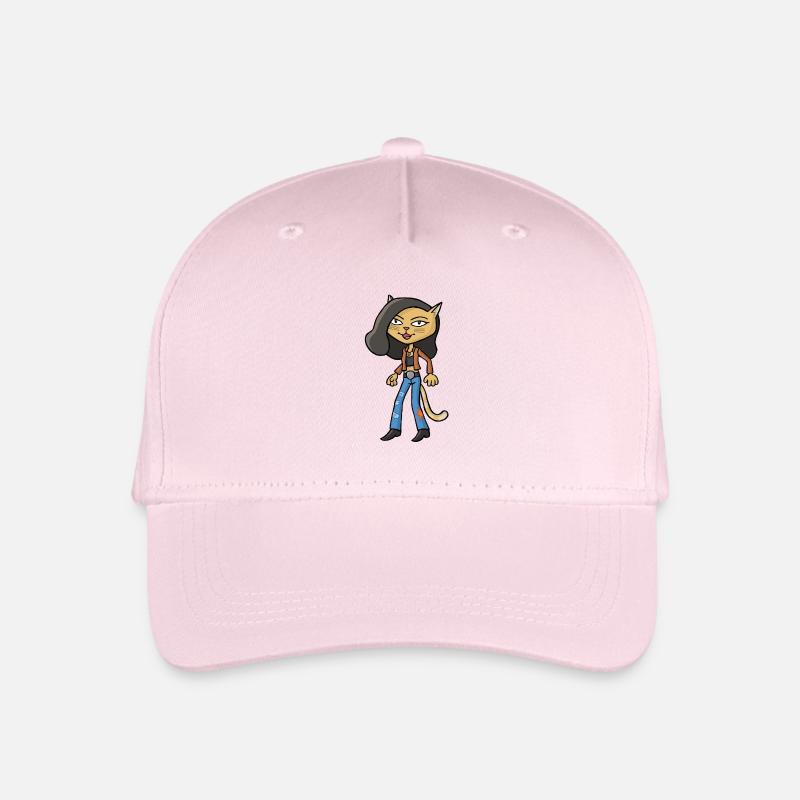 Cool Cat - Kinder Bio Basecap - Hellrosa