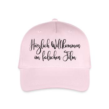 Herzlich Willkommen im falschen Film - Kinder Bio Basecap - Hellrosa - Vorne
