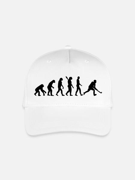 HOCKEY EVOLUTION! - Kinder Bio Basecap - Weiß