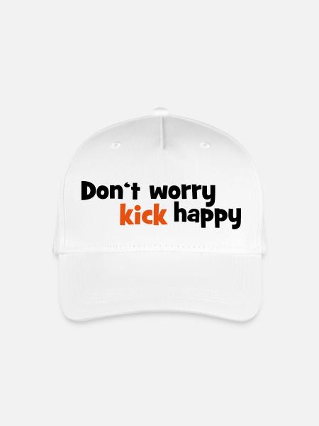 Fußball - Kinder Bio Basecap - Weiß