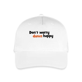 tanzen - Kinder Bio Basecap - Weiß - Vorne