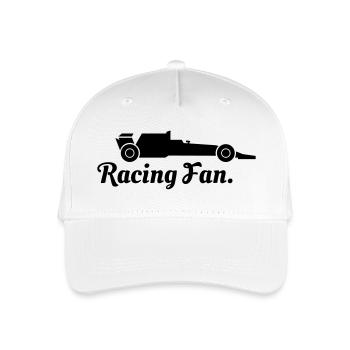 Motorsport Fan - Kinder Bio Basecap - Weiß - Vorne