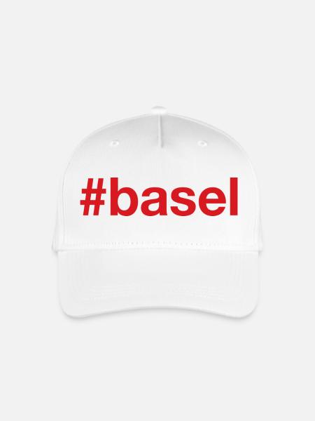Basel Switzerland Schweiz - Kinder Bio Basecap - Weiß