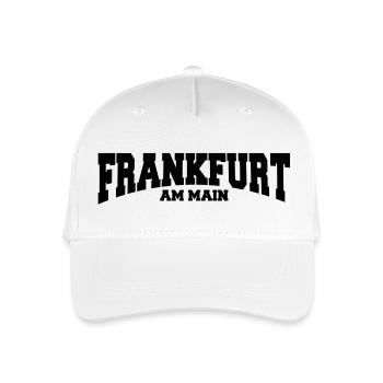 frankfurt am main - Kinder Bio Basecap - Weiß - Vorne