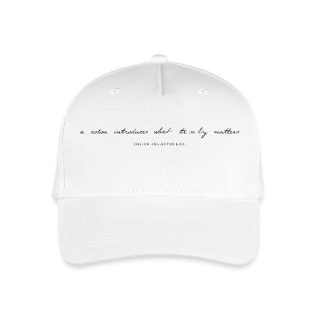 Modern Valentinstag Liebe minimalistisch unique - Kinder Bio Basecap - Weiß - Vorne