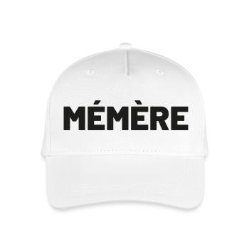Memere - Kinder Bio Basecap - Weiß - Vorne