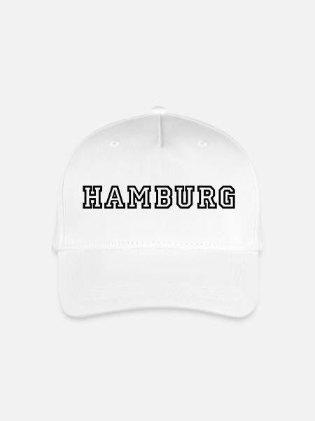 Hamburg - Kinder Bio Basecap - Weiß
