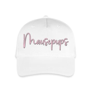 Mausepups - Kinder Bio Basecap - Weiß - Vorne