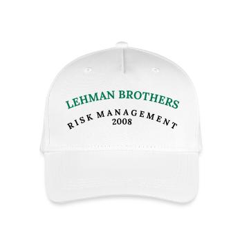 Lehman Brothers-Holdings Inc Bestickte - Kinder Bio Basecap - Weiß - Vorne