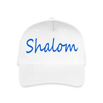 Shalom - Kinder Bio Basecap - Weiß - Vorne