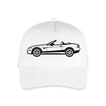 Cabriolet - Kinder Bio Basecap - Weiß - Vorne