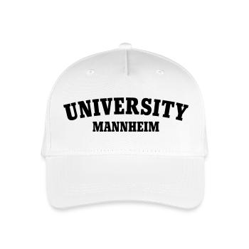 Universität Mannheim - Kinder Bio Basecap - Weiß - Vorne