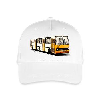 Ikarus Gelenkbus | Schlenki - Kinder Bio Basecap - Weiß - Vorne