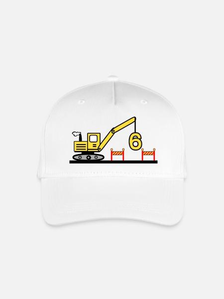 Bagger - Kinder Bio Basecap - Weiß