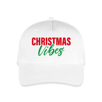 Weihnachtliche Stimmung - Kinder Bio Basecap - Weiß - Vorne