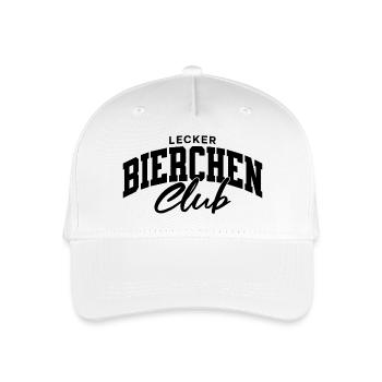 Lecker Bierchen Club - Kinder Bio Basecap - Weiß - Vorne