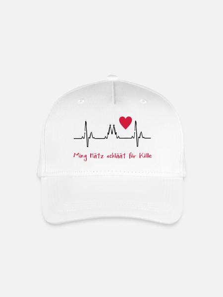 Köln - Kinder Bio Basecap - Weiß