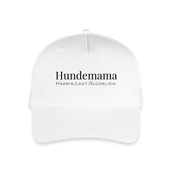 Hundemama – Haarig. Laut. Glücklich. - Kinder Bio Basecap - Weiß - Vorne