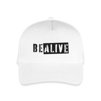 Be Alive - Kinder Bio Basecap - Weiß - Vorne