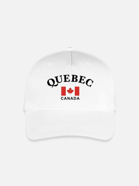 Quebec, Kanada - Kinder Bio Basecap - Weiß