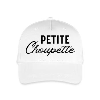 Kleine Choupette - Kinder Bio Basecap - Weiß - Vorne