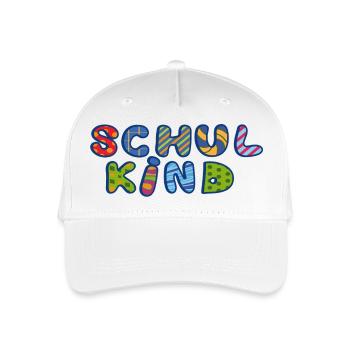 Schulkind - Kinder Bio Basecap - Weiß - Vorne