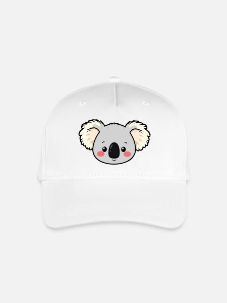 Koala Bär - Kinder Bio Basecap - Weiß