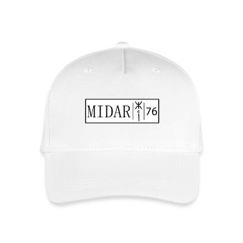 Midar 76 Original Rif Nummernschild - Kinder Bio Basecap - Weiß - Vorne