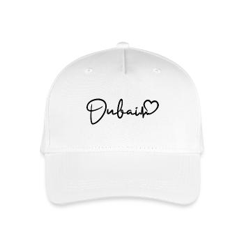 Dubai Herzschlag - Kinder Bio Basecap - Weiß - Vorne