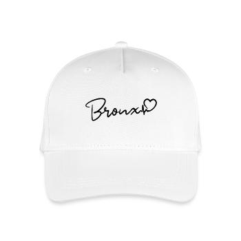Bronx Herzschlag NYC - Kinder Bio Basecap - Weiß - Vorne