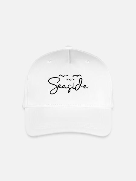 Seaside Strand Möwen Meer - Kinder Bio Basecap - Weiß