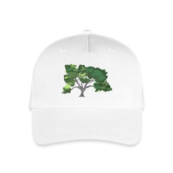 Eiche - Kinder Bio Basecap - Weiß - Vorne