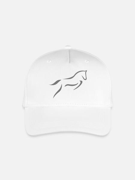 6061912 121413216 Springpferd - Kinder Bio Basecap - Weiß